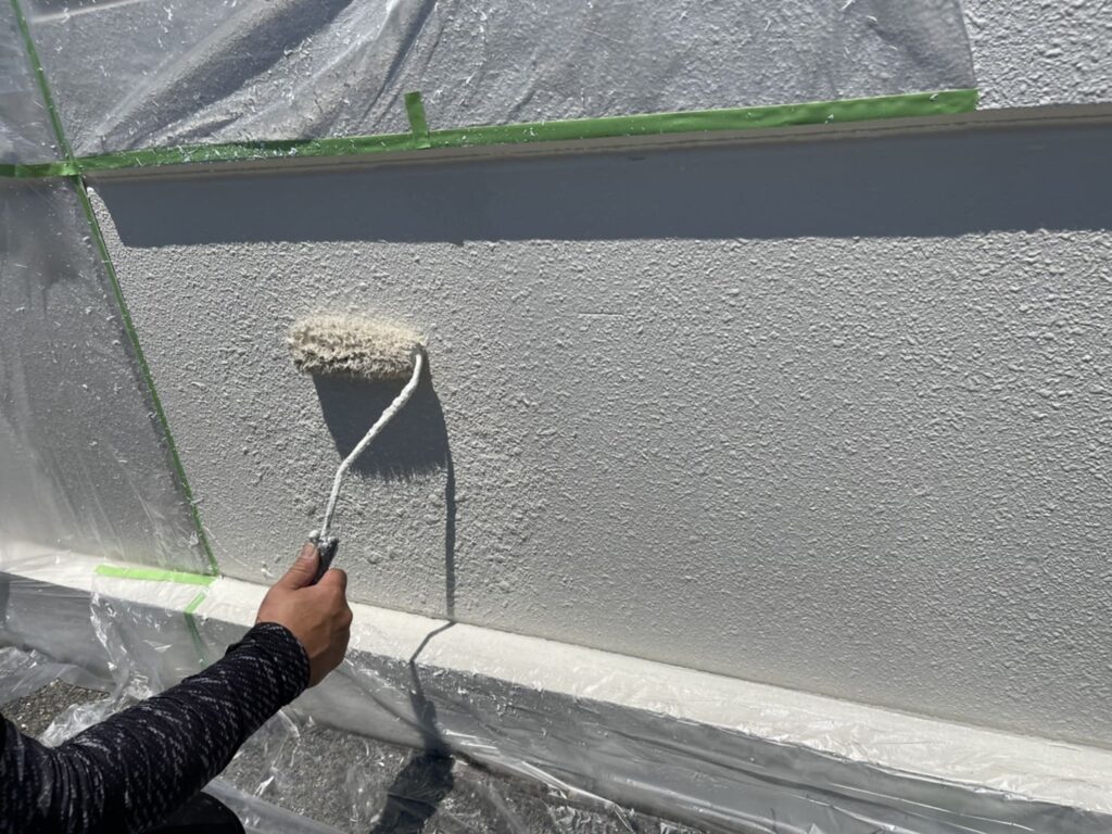 壁補修塗装工事 行橋市Ｙスーパー 施工後